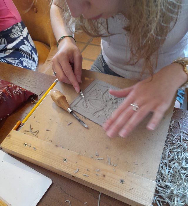 Make it with marmalade, half-day Linocutting workshop